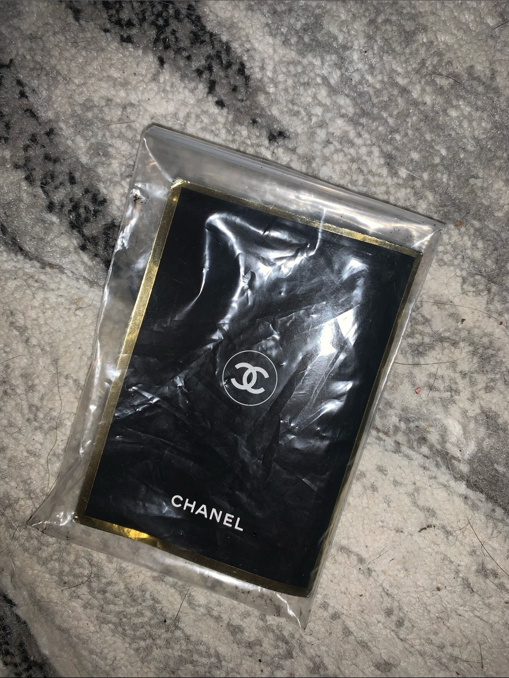 CHANEL Black Patent Embossed Logo Tote - Picture 9 of 10